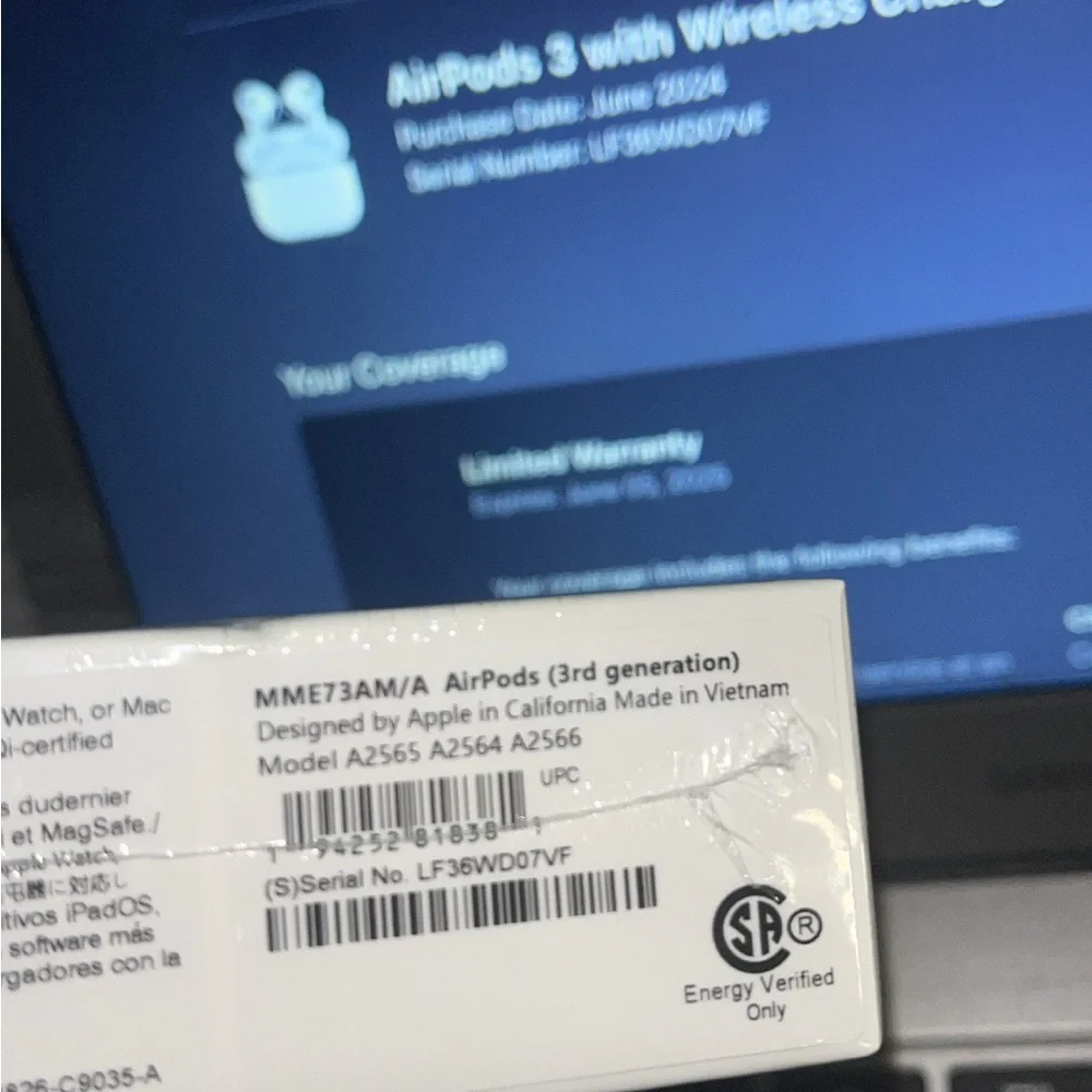 Apple AirPods with Charging Case - White